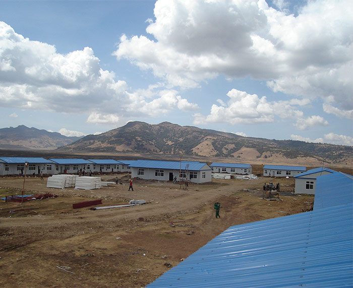 Proyecto de casa prefabricada de Etiopía